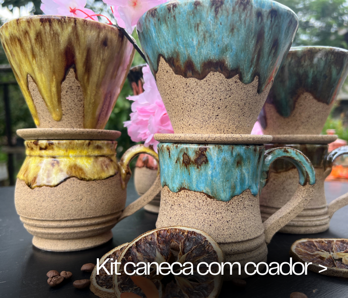 Kit caneca com Coador