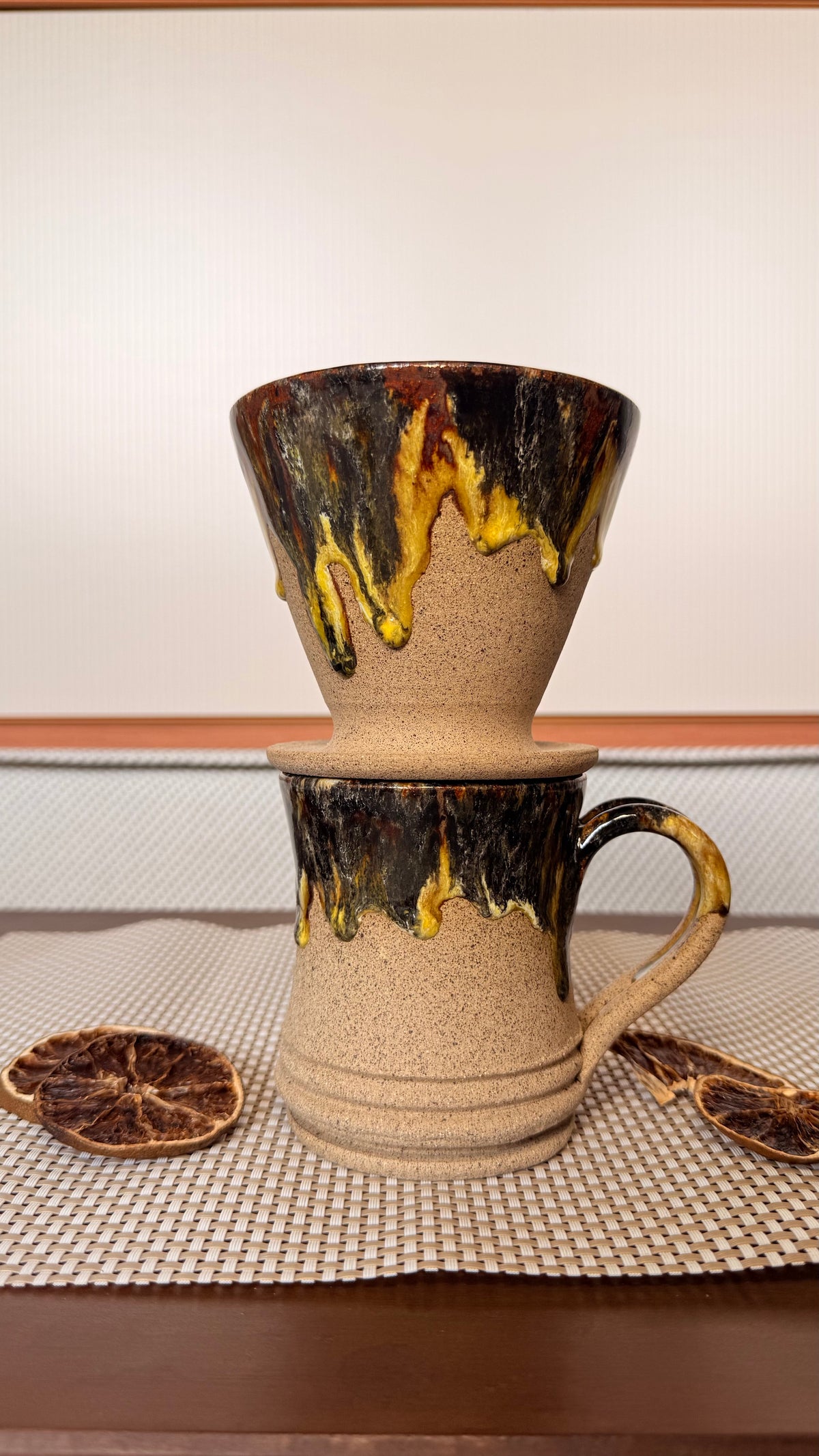 Kit caneca coador mel