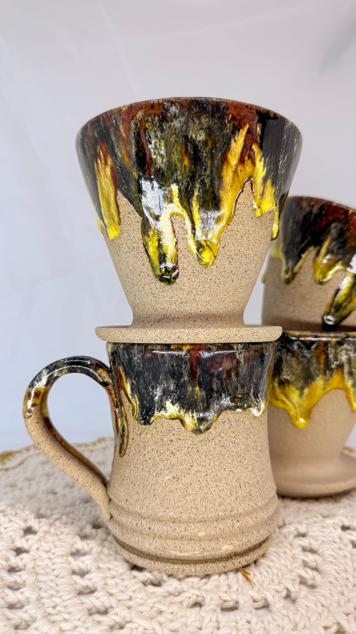 Kit caneca coador mel