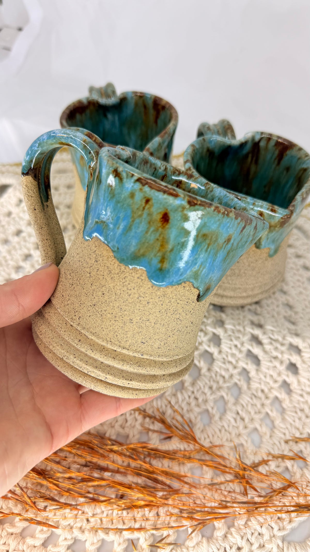 Caneca coração ambar