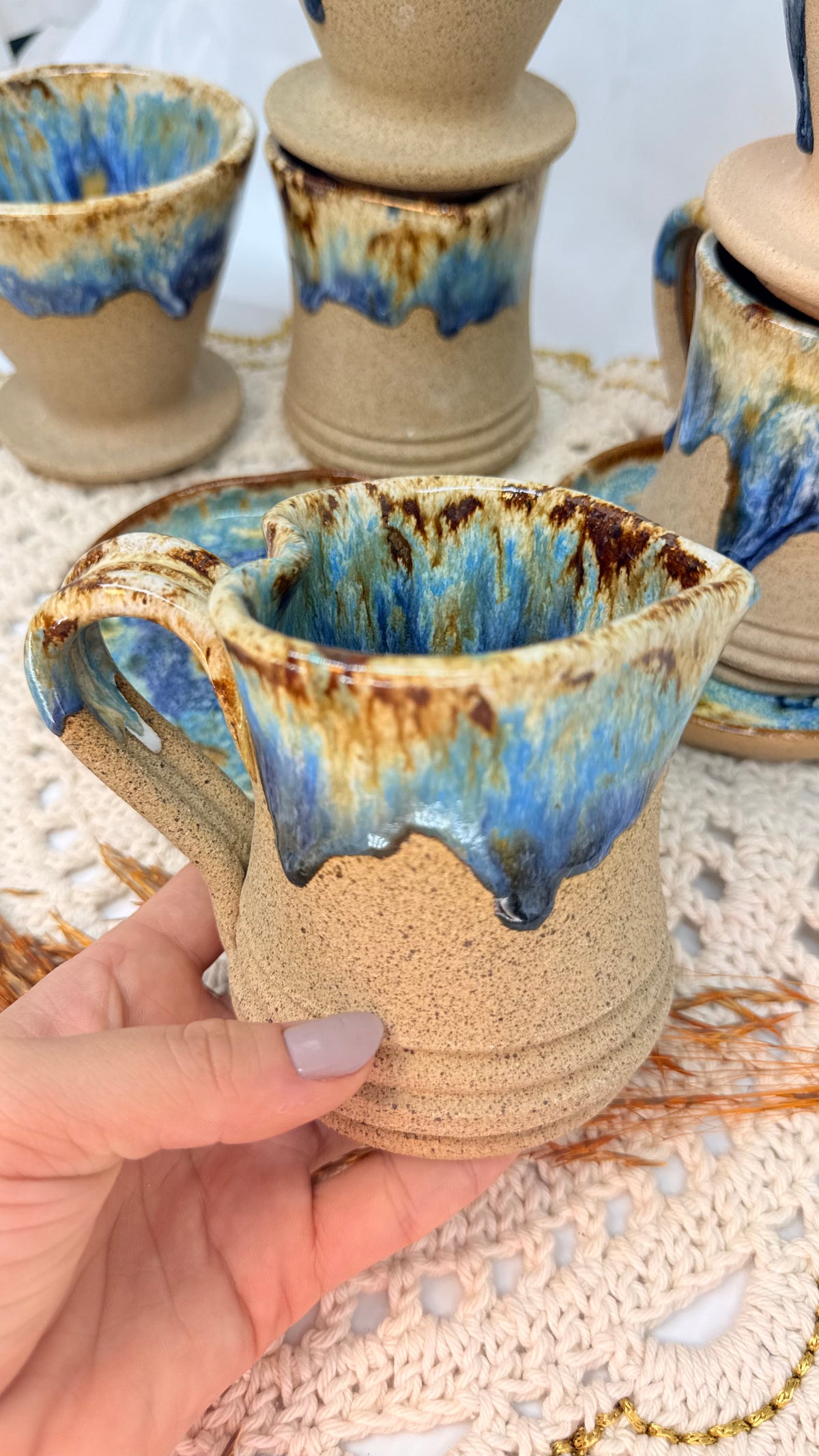 Caneca coração mar